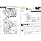 Metal Earth 3D sestavljanka Star Wars The Mandalorian: Mando (ICONX)