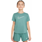 Majica kratkih rukava za djevojcice Nike Girls Dri-FIT One Short Sleeve Top - bicoastal/white