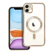 shumee Ovitek Electro MAG, združljiv z MagSafe, za iPhone 11 zlate barve