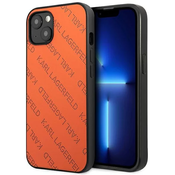Karl Lagerfeld KLHCP13SPTLO iPhone 13 mini 5,4 hardcase orange Perforated Allover (KLHCP13SPTLO)