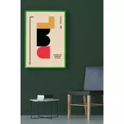 Wallity Dekorativna uramljena slika, 33x48cm, Šarena