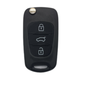 INF Zložljiva školjka za avtomobilski ključ s 3 gumbi za HYUNDAI Kia Black, (21247485)