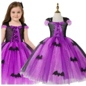 Korbi KOSTUM NETOPIRJA – TULECNA OČARLJIVA OBLEKA, TUTU, HALLOWEEN, KARNEVAL, PLES