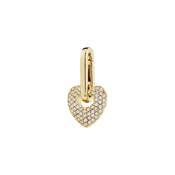 Pilgrim Obesek Shiny Heart zlata/transparentna