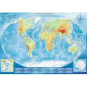 Trefl Puzzle Velik zemljevid sveta 4000 kosov