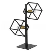FORMA Stona lampa F7275-2T 2xE27 Crna-Zlatne boje