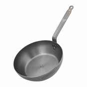 Garcima Garcima jeklena polirana ponev z ročajem 28cm, globina 8cm, (20892535)