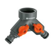 Dvosmerni ventil Gardena omogoča istočasno priključitev dveh nastavkov na pipo. Dvosmerni ventil Gardena je primeren za pipe z navojem 33,3 mm (G1”). *Opomba: Video je v angleškem jeziku.