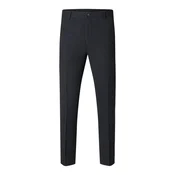 SELECTED HOMME Hlače na rob, modra