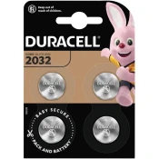 gumbne celice cr 2032 litijev Duracell Elektro 2032 220 mAh 3 V 4 kos
