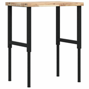 Vidaxl Delovna miza 80x60x(73-99,5) cm trden akacijev les pravokotna