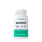 Vitamin360 - Selen 200 mcg L-selenometionin, Zdravje ščitnice (30 rastlinskih kapsul)
