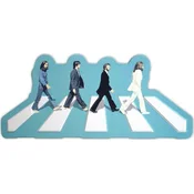 The Beatles Abbey Road Crossing Embossed Magnet