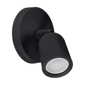 Ideus Stenska svetilka črna IP20 premična BOGNA GU10 20W 03982
