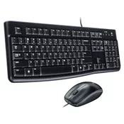 Logitech MK120 tipkovnica+miš, USB, crna (920-002549)
