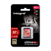 Spominska kartica Integral UltimaPro SDHC Class10, 64 GB