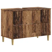 vidaXL Kopalniška omara za umivalnik DELFT Star les 82 x 41 x 59 cm