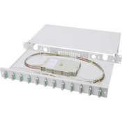 Digitus Professional LWL-konektor 12 vhodov, SC opremljen Digitus DN-96321/3 1 HE