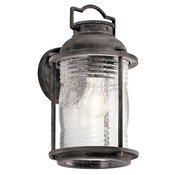 Elstead Lighting Elstead Ashland Bay 1 srednja zunanja stenska svetilka, cink, IP44, E27, (22100191)
