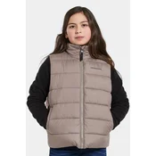 Otroški brezrokavnik Didriksons KILO KIDS VEST 2 rjava barva, 505987