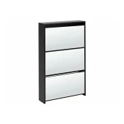 Omarica za čevlje Berwyn 2353 (Črna) Črna, 63x103x17cm, MDF plošča