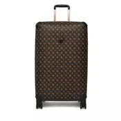Veliki kofer Guess Wilder Travel TWHP74 52988 Tamno smeda