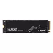 Kingston M.2 NVMe 512GB SSD, KC3000 ( SKC3000S/512G )