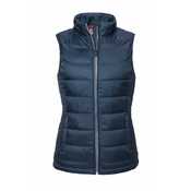 Navy blue womens vest Nano Bodywarmer Russell