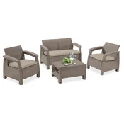 Set vrtnega pohištva Corfu II cappuccino