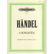 HANDEL:4 SONATEN BLOCKFLOTE UND PIANO