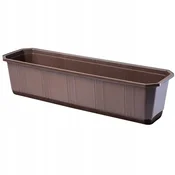 KADAX Balkonski cvetlični lonec 60 cm, rjav