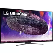 Monitor LG 121,9 cm (48,0") 48GQ900 3840x2160 Gaming 120Hz OLED 0,1ms 3xHDMI DisplayPort 2xUSB3.0 Zvočniki sRGB99% FreeSync Premium G-Sync Compatible HDR10 UltraGear