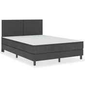 MAISON CHIC Posteljni Okvir - Dvoposteljna postelja boxspring sivo blago 180x200 cm, (22081104)