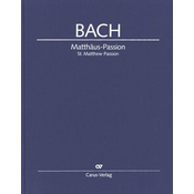 BACH J.S.:MATTHAUS-PASSION FUL SCORE HARD COVER