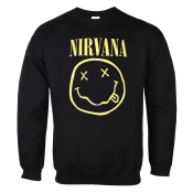 Anorak moška Nirvana - Yellow Happy Face - ROCK OFF - NIRVSWT04MB