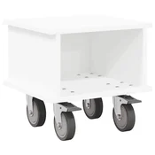 Vidaxl TV stojalo Bela 37 x 35 x 35 cm Konstruiran les