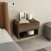 Woody Fashion Nightstand Ribes - Walnut
