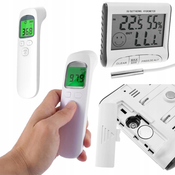 Rosfix Rosfix brezstični medicinski termometer na infrardeče sevanje + Vremenska postaja - higrometer s zunanjim senzorjem, (21656745)