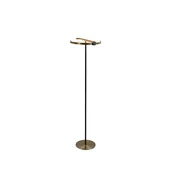 Searchlight Talna svetilka LED Aerial, medeninasta/črna, jeklo, silikon - Dnevna soba/jedilnica - Sodobni - satinirana medenina, črna, bela - Kovina