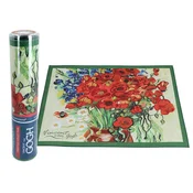 Carmani, namizni prt - VAN Gogh/Vaza z marjeticami in maki