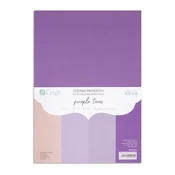 shumee Komplet papirja A4, 20 listov, vijolični toni, 220 g