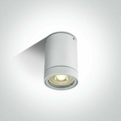 STROPNA SVJETILJKA 1×GU10/35W/230V/6.5x9.5cm/IP54 BIJELA