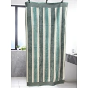 Viktorija Plažni peškir Mint Stripes, 82x160cm, Zeleni