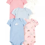 Carters bodi kr set 5/1, devojcice