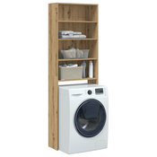 vidaXL omara za pralni stroj artisan hrast 64x24x190 cm