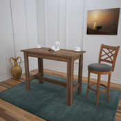 Aberto Design Trpezarijski sto Barra 120x93x60?cm Orah