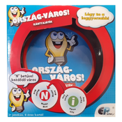 Države in mesta - igra s kartami v madžarskem jeziku
