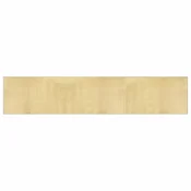 Vidaxl Preproga pravokotna svetlo naravna 60x300 cm bambus