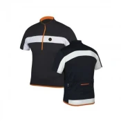 Capriolo odeca biciklisticka majica black/orange vel l ( 282810-BL )