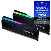 DDR5 32GB 7200MHz CL34 KIT (2x16GB) G.Skill RGB Trident Z5 XMP3.0 1,4V Gaming črna (F5-7200J3445G16GX2-TZ5RK)